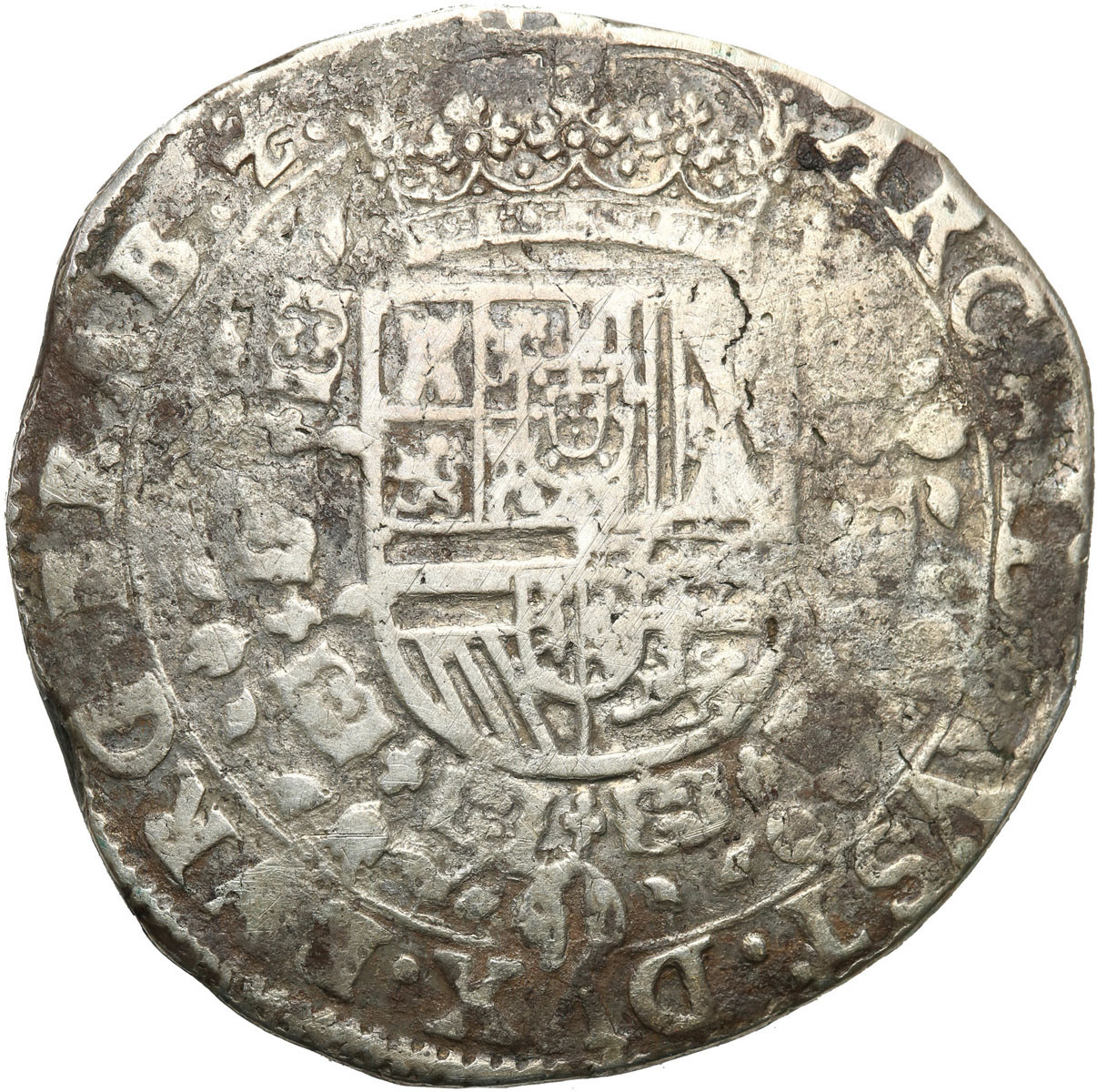 Niderlandy hiszpańskie, Filip IV (1621-1665). Patagon 1635, Antwerpia